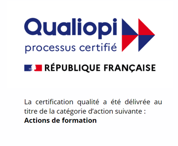 Logo Qualiopi, actions de formation